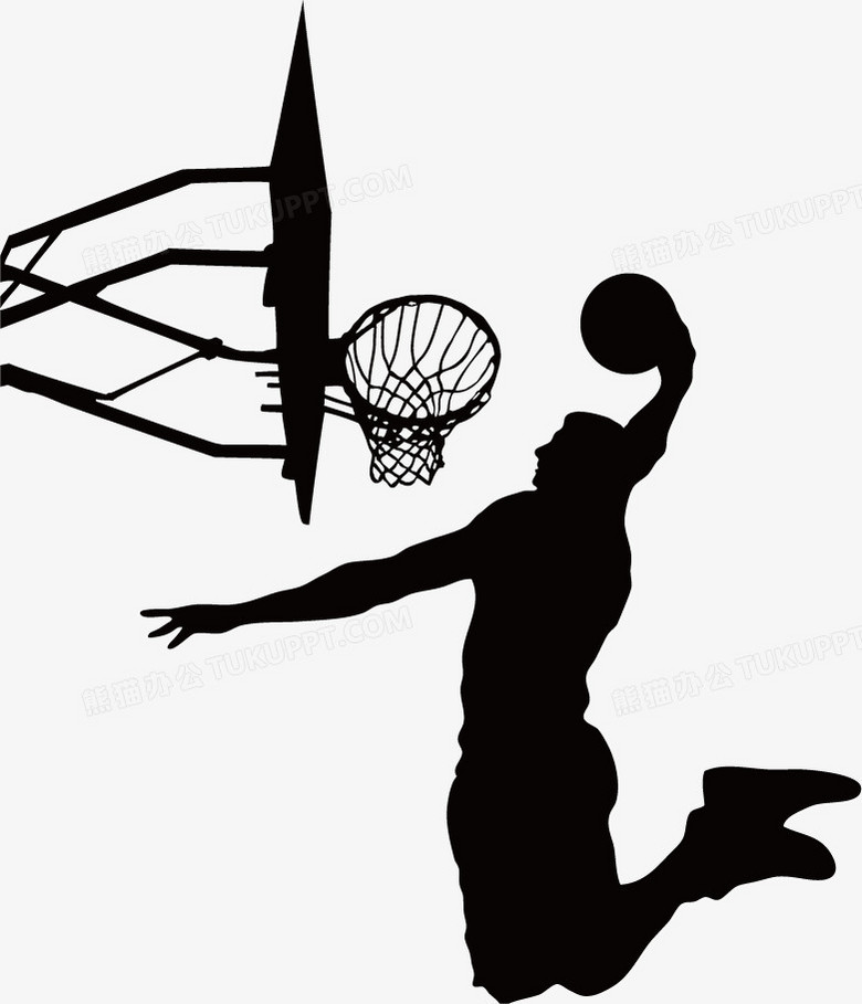本作品全称为《黑色简约风跳跃投篮的人物剪影创意元素》,使用adobe