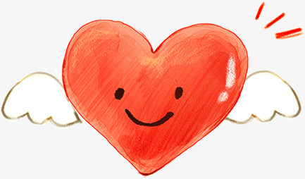 韩国风卡通翅膀爱心png图片素材下载 爱心png 熊猫办公