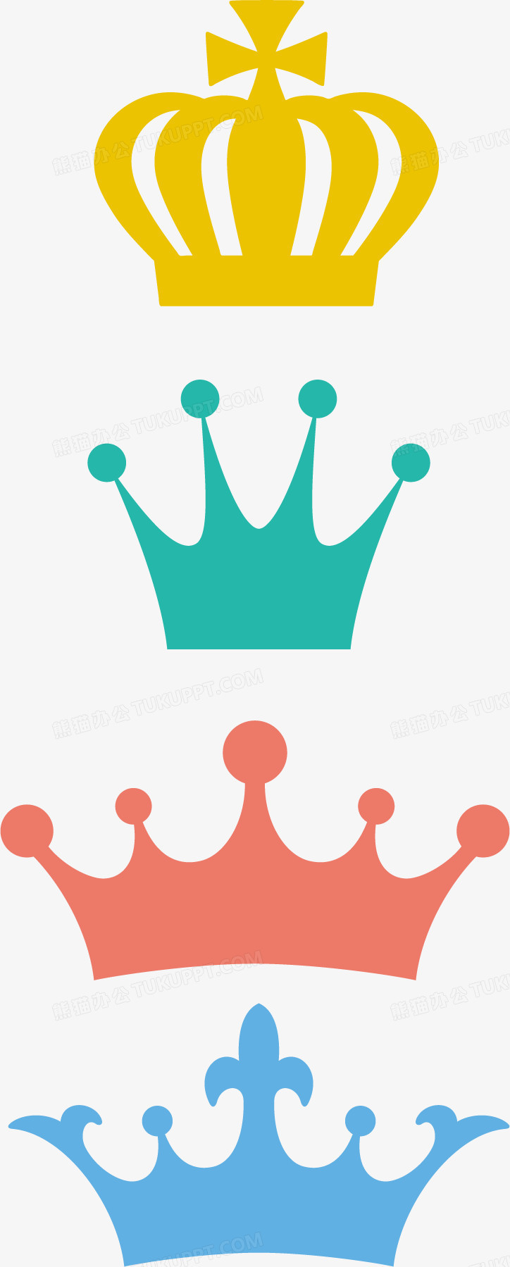 矢量手绘皇冠