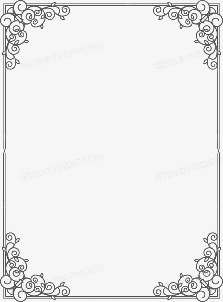 欧式花边边框设计矢量png图片素材下载_边框素材png_熊猫办公