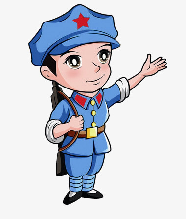 可爱红军png图片素材下载_可爱png_熊猫办公