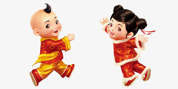 新春福娃素材