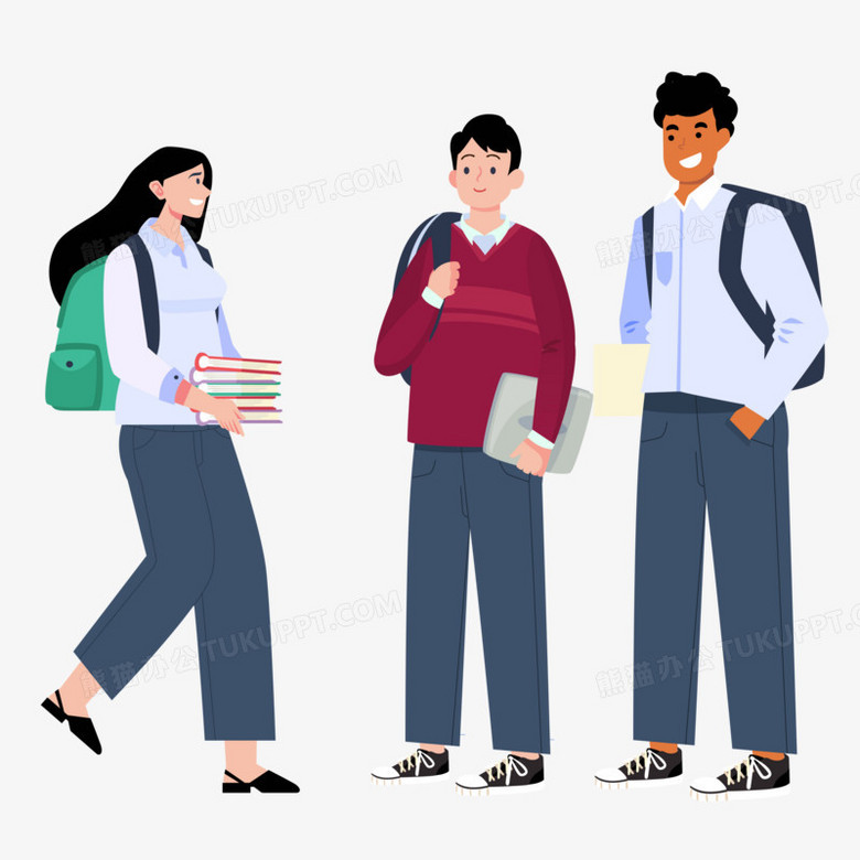 大学生节上课学习场景元素png图片素材免费下载 学习png 3000 3000像素 熊猫办公