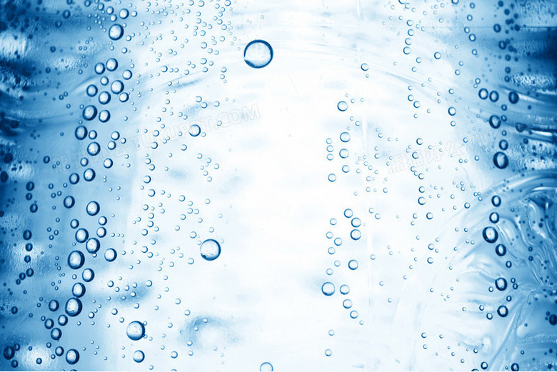 蓝色水中密集泡泡png图片素材下载 泡泡png 熊猫办公