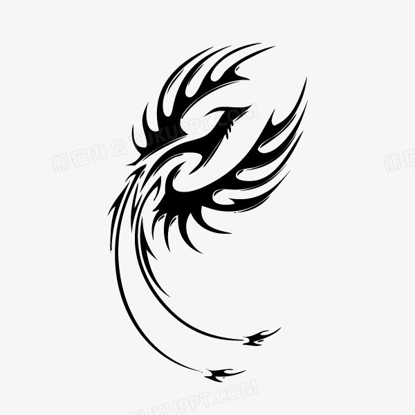 凤凰中国风吉祥飞翔png图片素材下载_中国png_熊猫办公