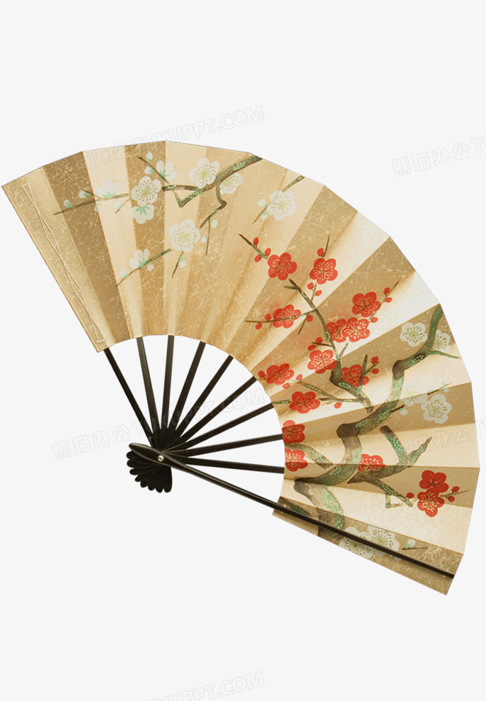 中国风手绘折扇