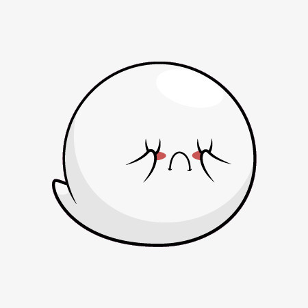 本作品全称为《黑色简约风可爱捂脸的包子表情包创意元素》,在整个