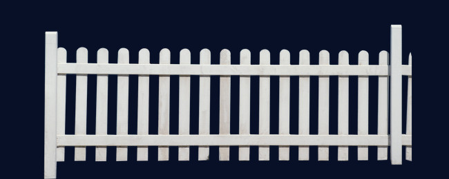 白色栅栏