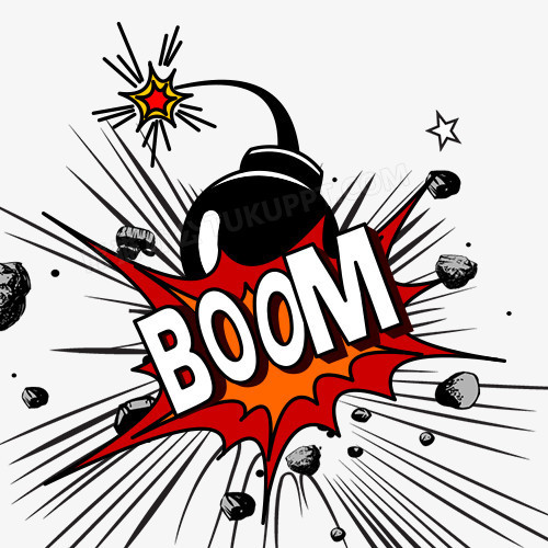 boom涂鸦爆炸素材