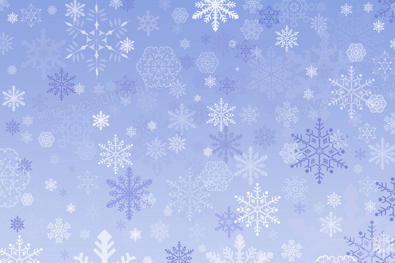 美丽雪花底纹背景png图片素材下载_背景png_熊猫办公