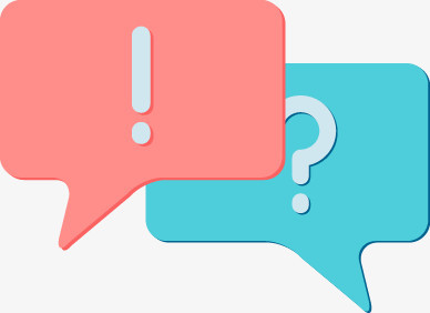 本作品全称为《蓝粉色卡通风聊天与问答图标创意元素》,使用adobe