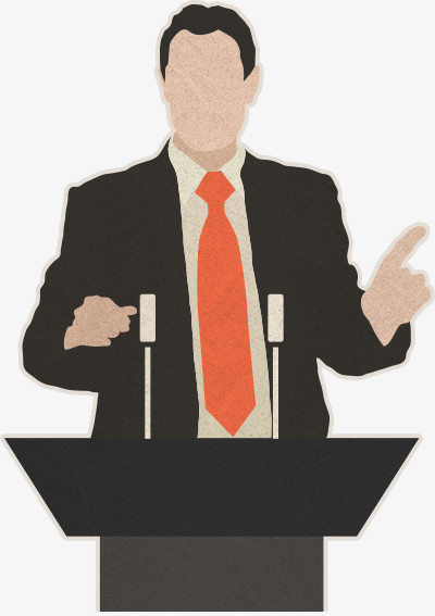 本作品全称为《黑色卡通风帅气的老师讲话创意元素》,在整个配色上