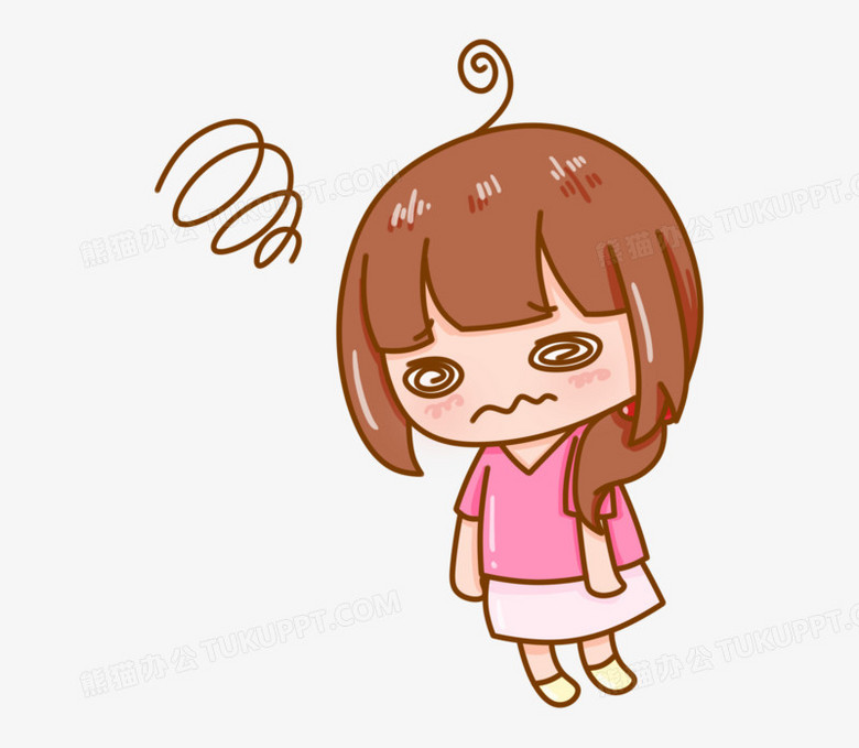 卡通小女孩晕晕的混乱表情包png图片素材免费下载 表情png 2300 00像素 熊猫办公 卡通小女孩晕晕的混乱表情包png图片素材免费下载 表情png 2300 00像素 熊猫办公