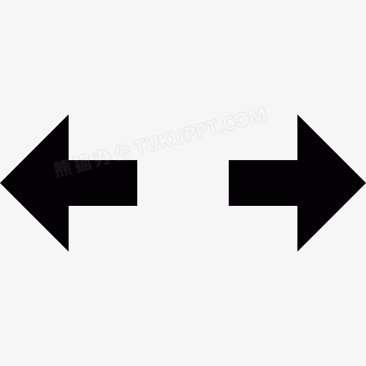左和右箭头图标