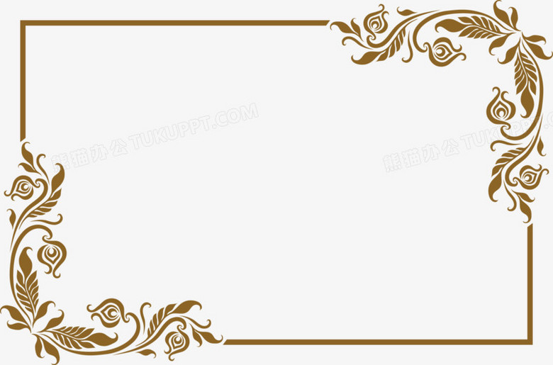 欧式边框古典花纹