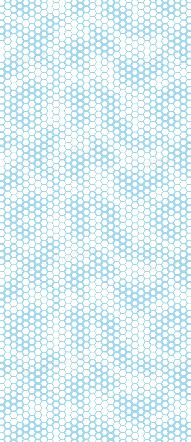 蓝色六角形渐变壁纸png图片素材免费下载 壁纸png 736 1698像素 熊猫办公