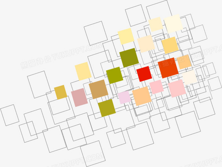 创意方形渐变背景图片免抠元素下载_ai格式_熊猫办公