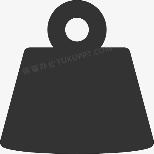 本作品全称为《黑色卡通手绘秤砣图标创意元素》,在整个配色上使用