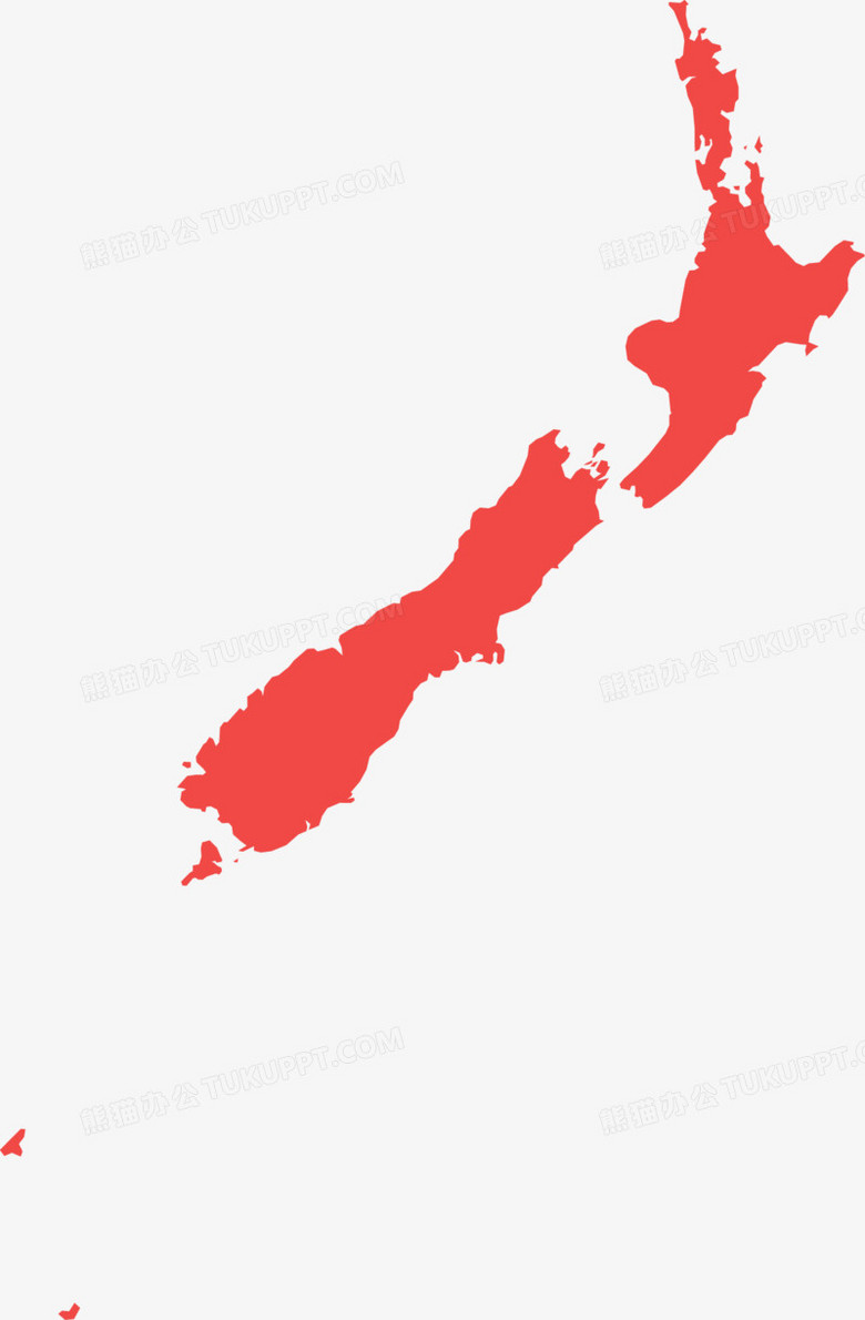 新西兰轮廓图图片