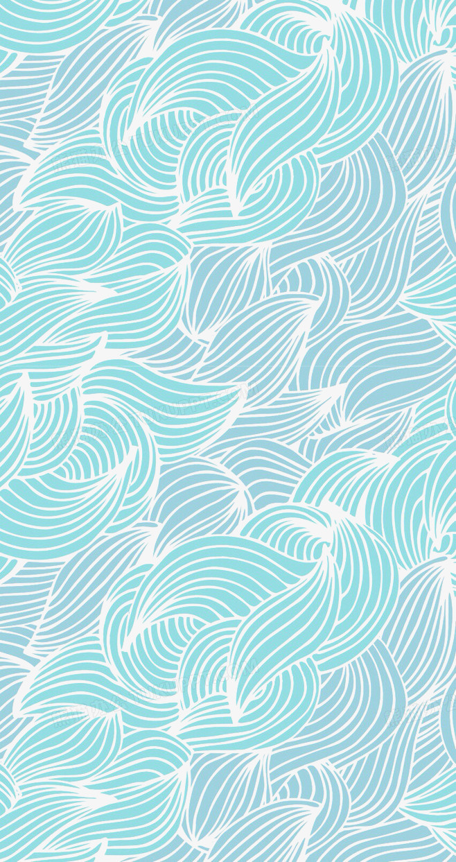 蓝色波浪纹背景png图片素材下载_蓝色png_熊猫办公