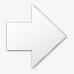 白色的右箭头符号图标