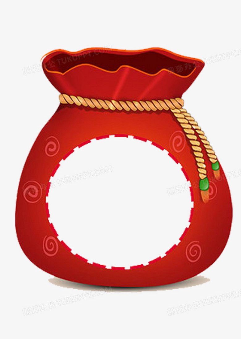 福袋话框png图片素材下载 图片素材png 熊猫办公