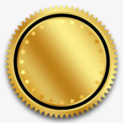 本作品全称为《金色简约风精致的齿轮圆环边框创意元素》,在整个配色