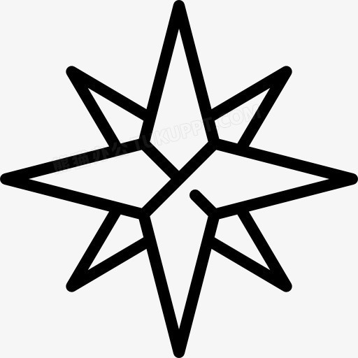 北极星图标