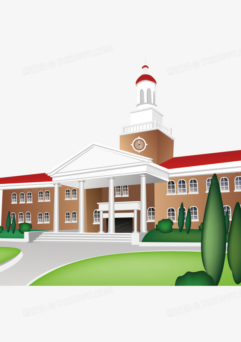 本作品全称为《彩色卡通风一座雄伟的学校创意元素》,使用adobe