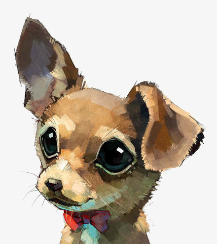 手绘水彩狗狗png图片素材下载 手绘水彩png 熊猫办公 手绘水彩狗狗png图片素材下载 手绘水彩png 熊猫办公
