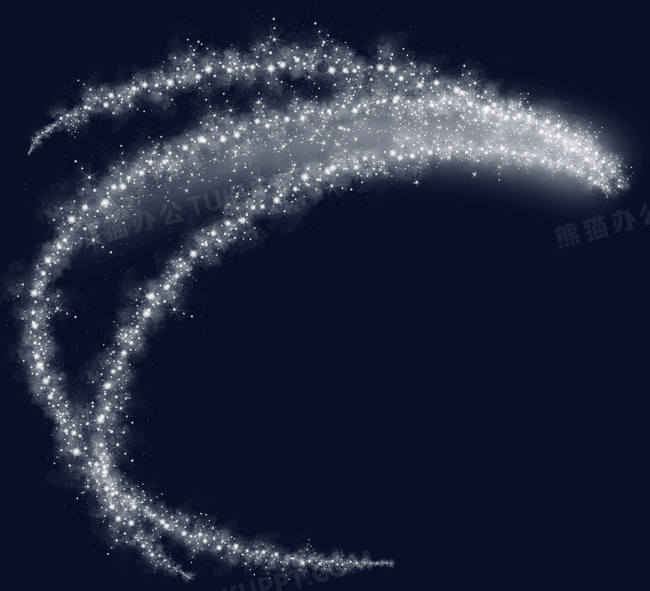 唯美星光冰雪光效png图片素材下载_光效png_熊猫办公