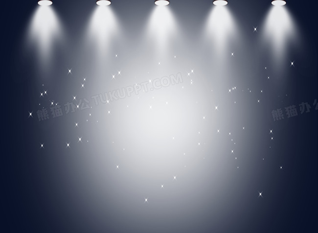 白色舞台效果灯光装饰
