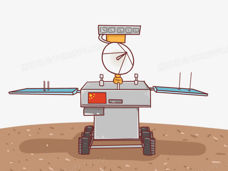 本作品全称为《卡通手绘嫦娥五号探测卫星元素》,使用 adobe