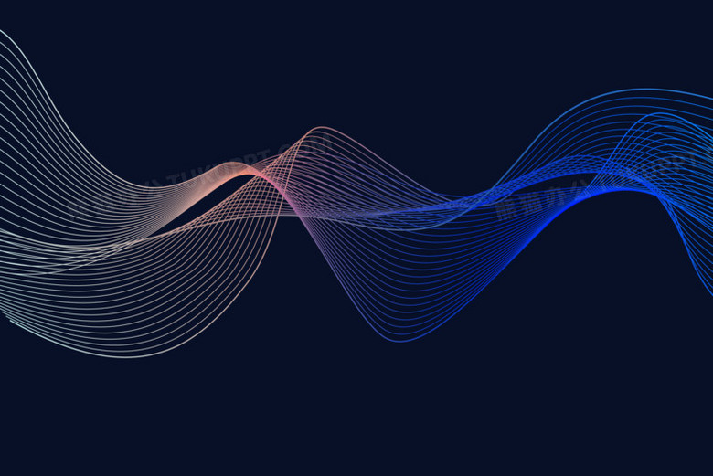 创意炫彩矢量科技感不规则图形