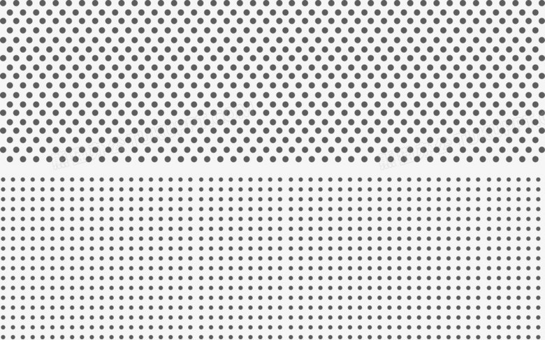 黑色密集波点电商装饰