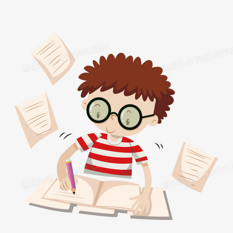 矢量做作业PNG图片素材下载_矢量PNG_熊猫办公