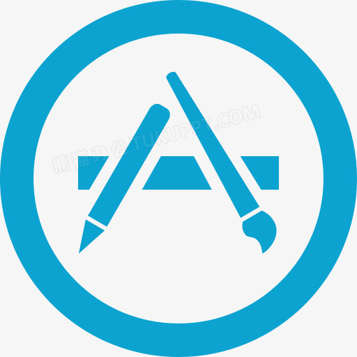 应用程序应用商店苹果标志市场商店iconsimple标志