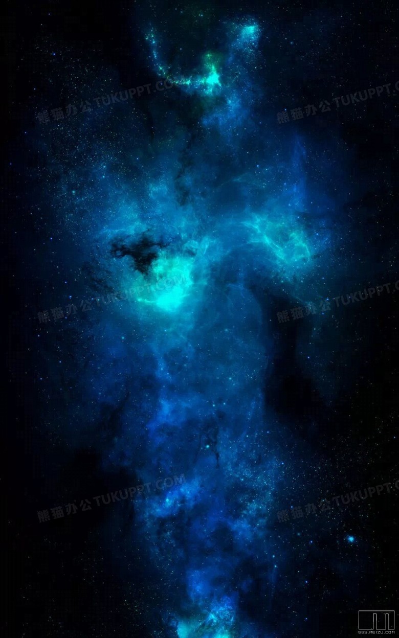 蓝色神秘星空星光壁纸png图片素材下载 星光png 熊猫办公