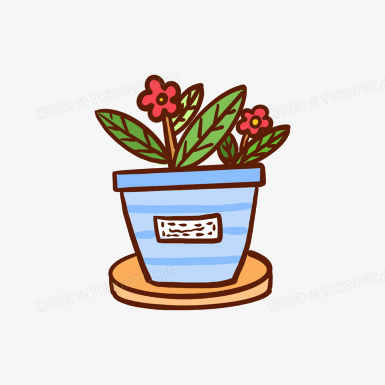 卡通手绘盆栽花盆png图片素材下载 卡通png 熊猫办公 卡通手绘盆栽花盆png图片素材下载 卡通png 熊猫办公