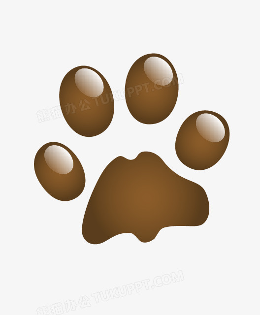动物爪印png图片素材下载_动物png_熊猫办公