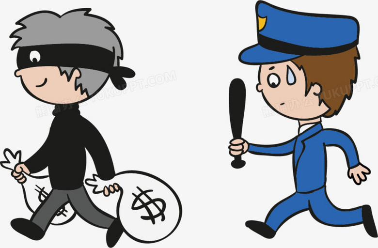 安全防盗防偷海报设计素材