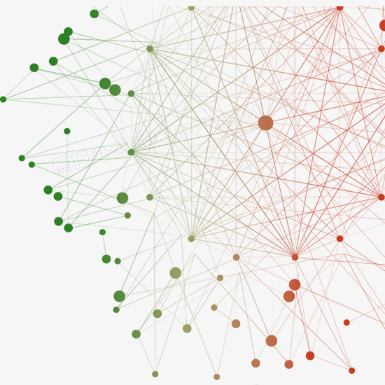 信息网状彩色网