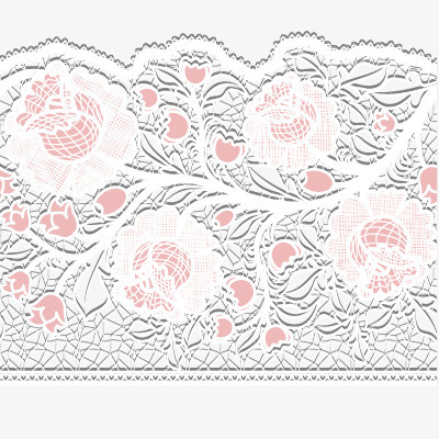 粉色蕾丝花纹花边背景png图片素材下载_花边png_熊猫办公