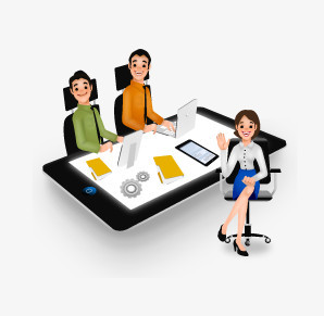 卡通会议室PNG图片素材下载_卡通PNG_熊猫办公