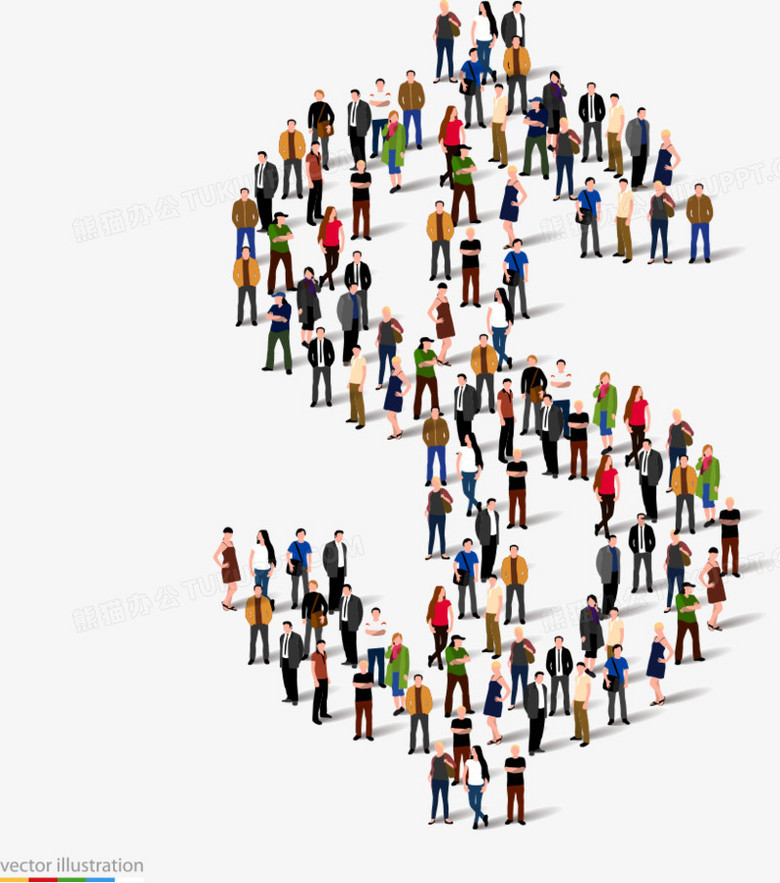 矢量卡通人群png图片素材免费下载_人群png_814*921像素_【熊猫办公】