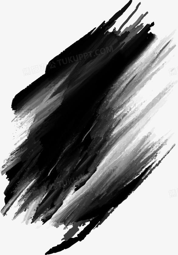 水墨笔触png图片素材下载_水墨笔触png_熊猫办公
