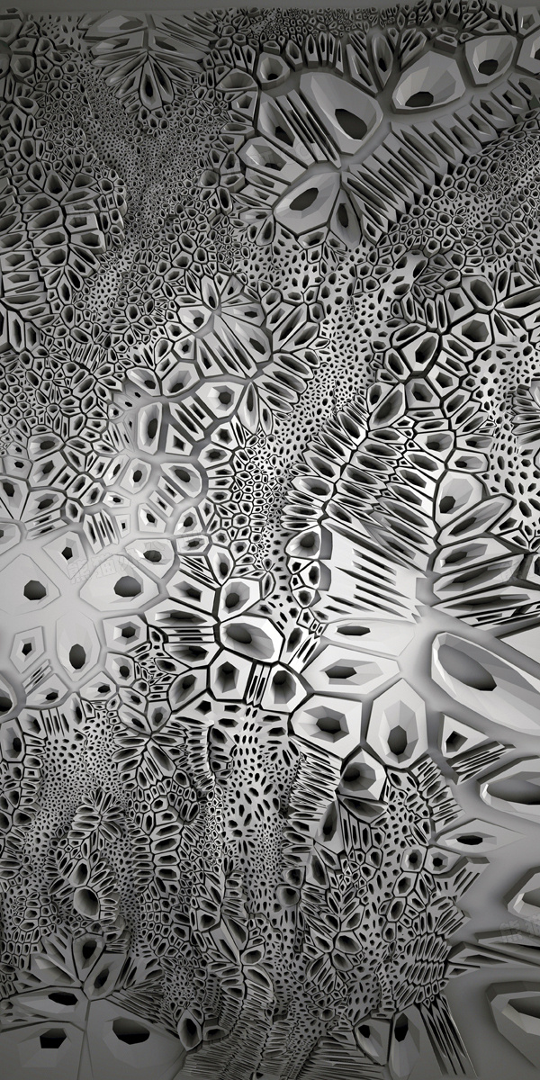 本作品内容为密集恐惧症大屏背景,          