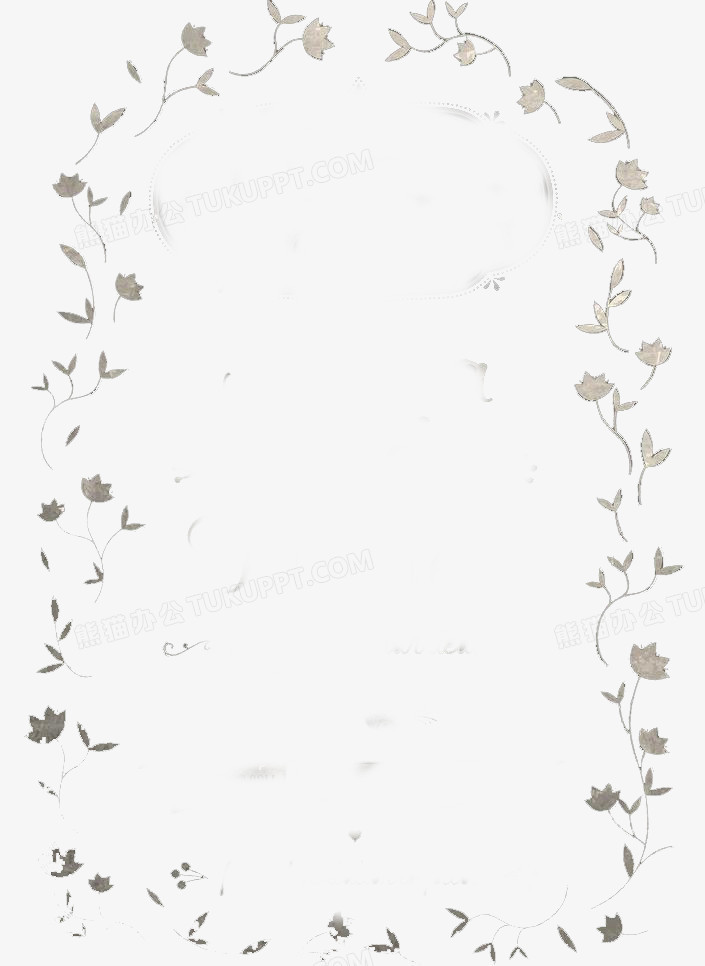 小清新简单花边装饰背景png图片素材下载 背景png 熊猫办公