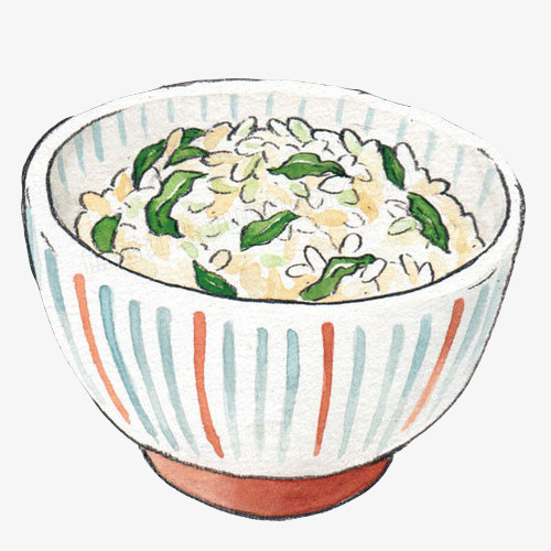米饭画法卡通画图片