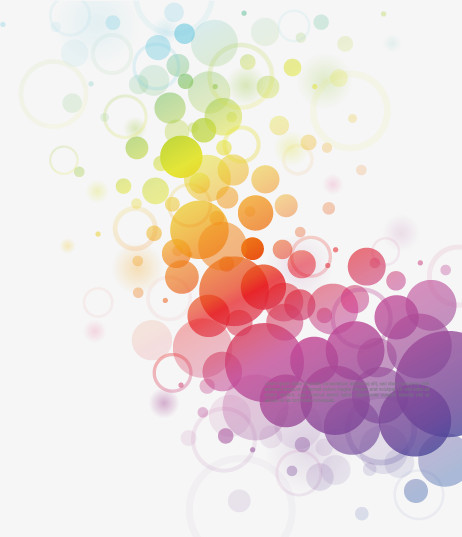多彩气泡png图片素材下载_多彩png_熊猫办公